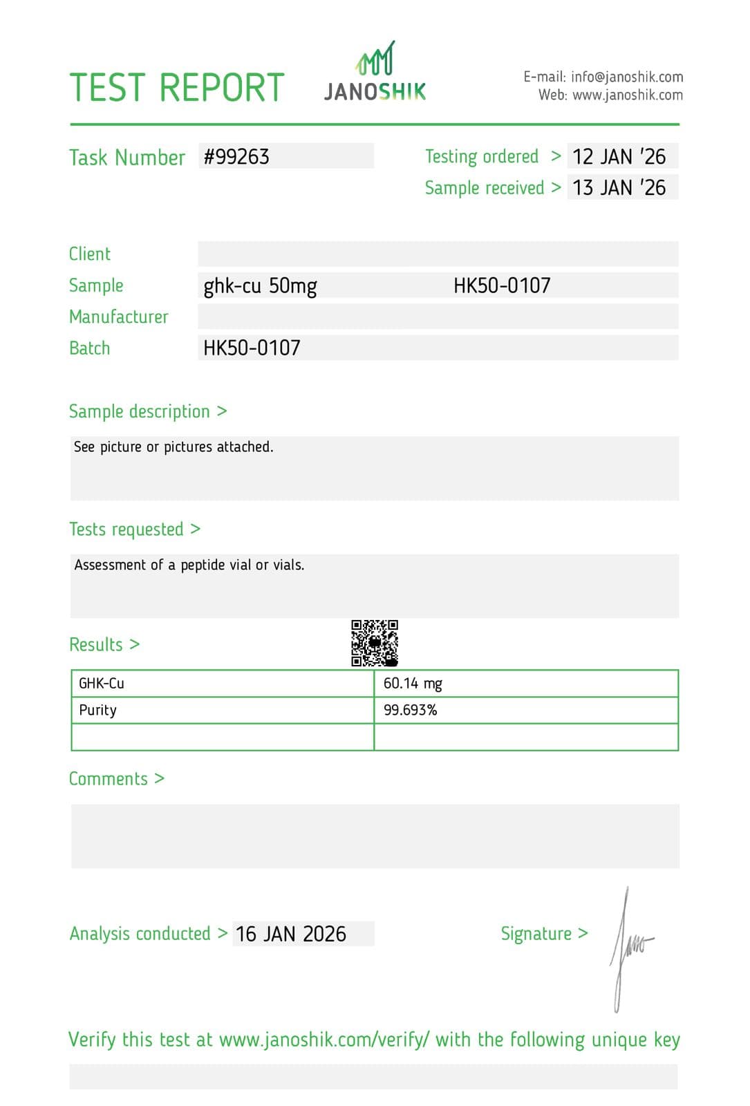 Certificate of Analysis 03