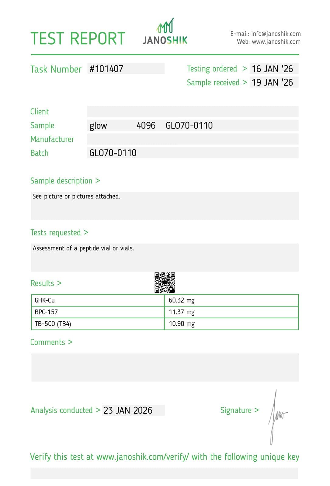 Certificate of Analysis 04