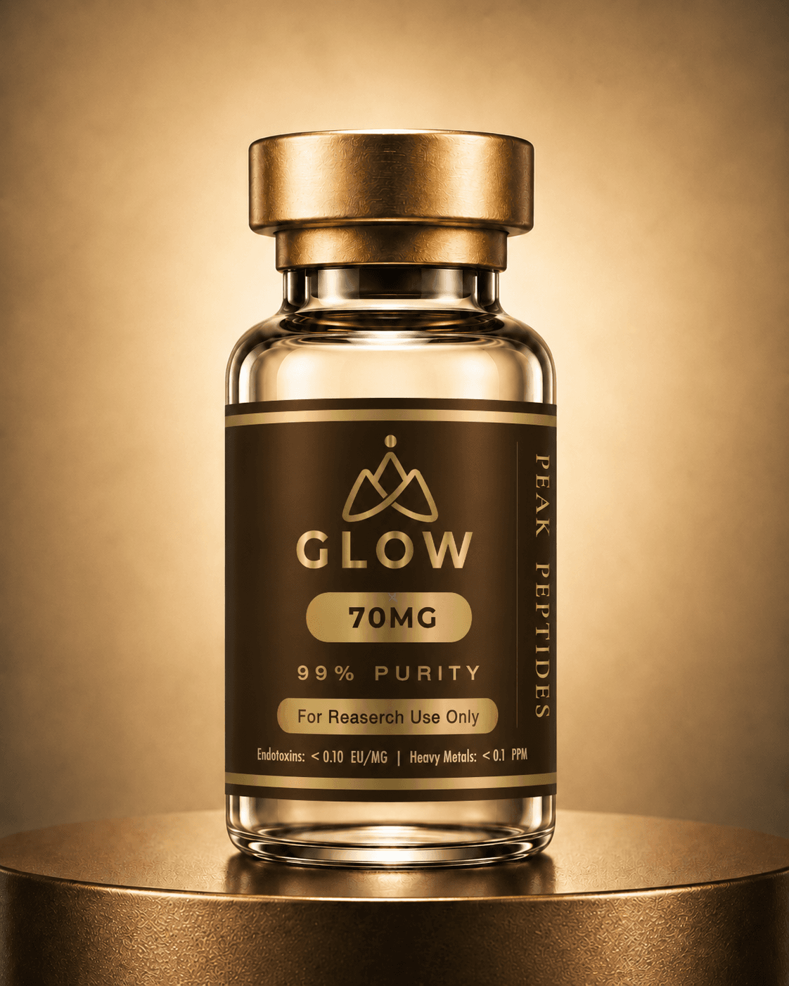 GLOW 70 research vial