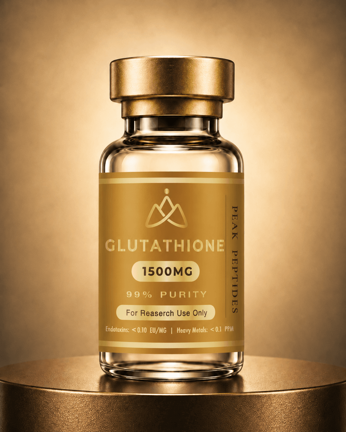 Glutathione research vial